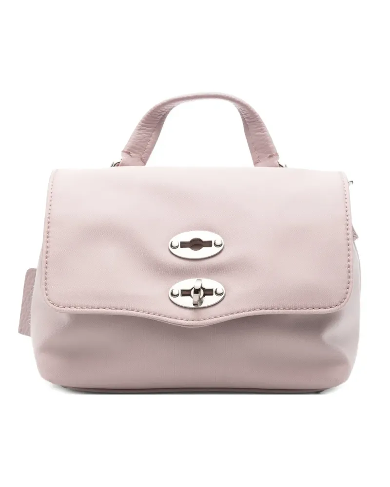 Zanellato Postina turn-lock top-handle tote bag - Rosa Rosa