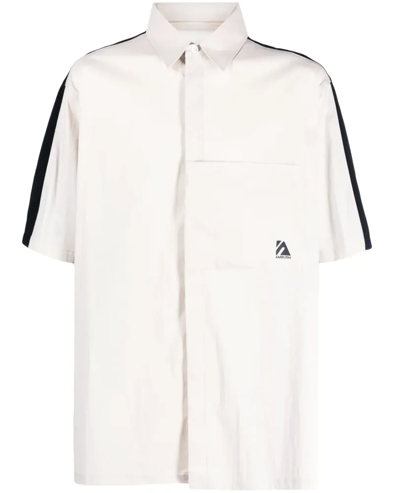 AMBUSH Hemd mit grafischem Print - Grau Grau