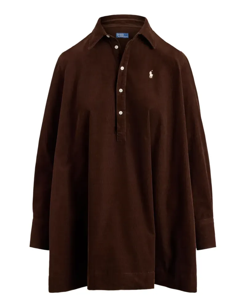 Ralph Lauren Midikleid aus Cord - Braun Braun