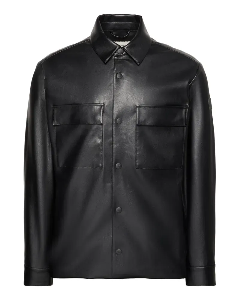 Calvin Klein flap-pocket shirt jacket - Braun Braun