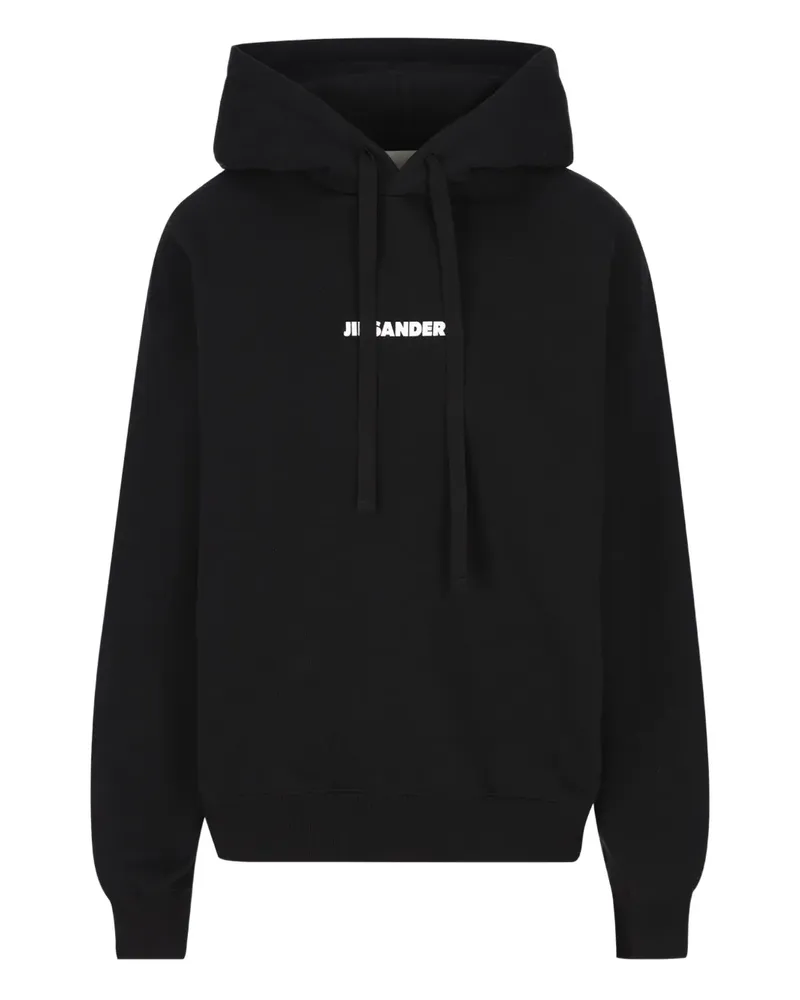 Jil Sander Hoodie mit Kordelzug - Schwarz Schwarz