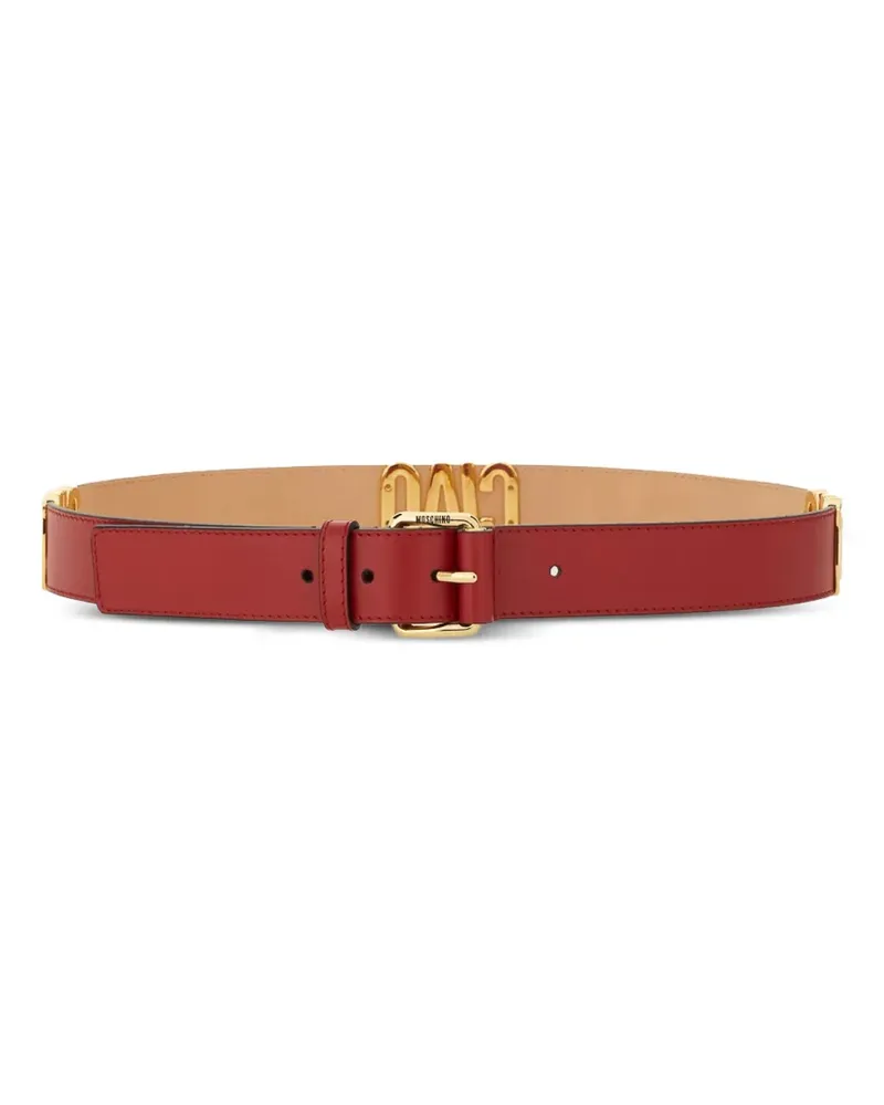 Moschino Klassischer Gürtel - Rot Rot