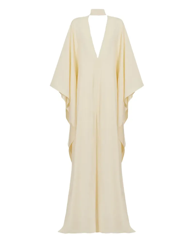 Taller Marmo Ooo Maxikleid mit V-Ausschnitt - Nude Nude