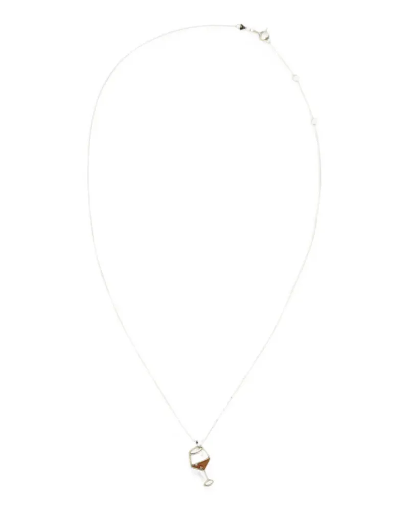 Aliita Spritz Brillante enamel necklace - Silber Silber