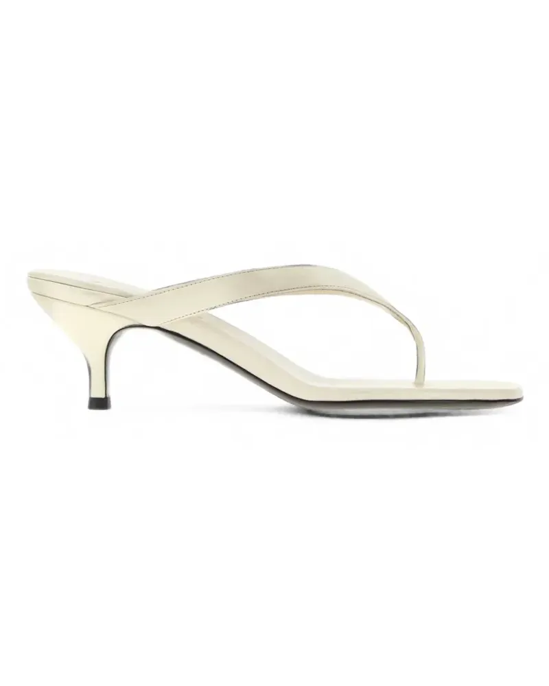 Miu Miu leather thong sandals - Nude Nude