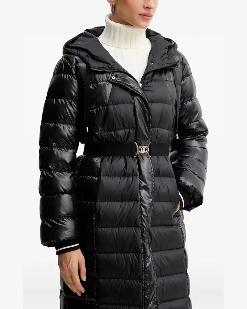 Liu Jo hooded quilted coat - Schwarz Schwarz