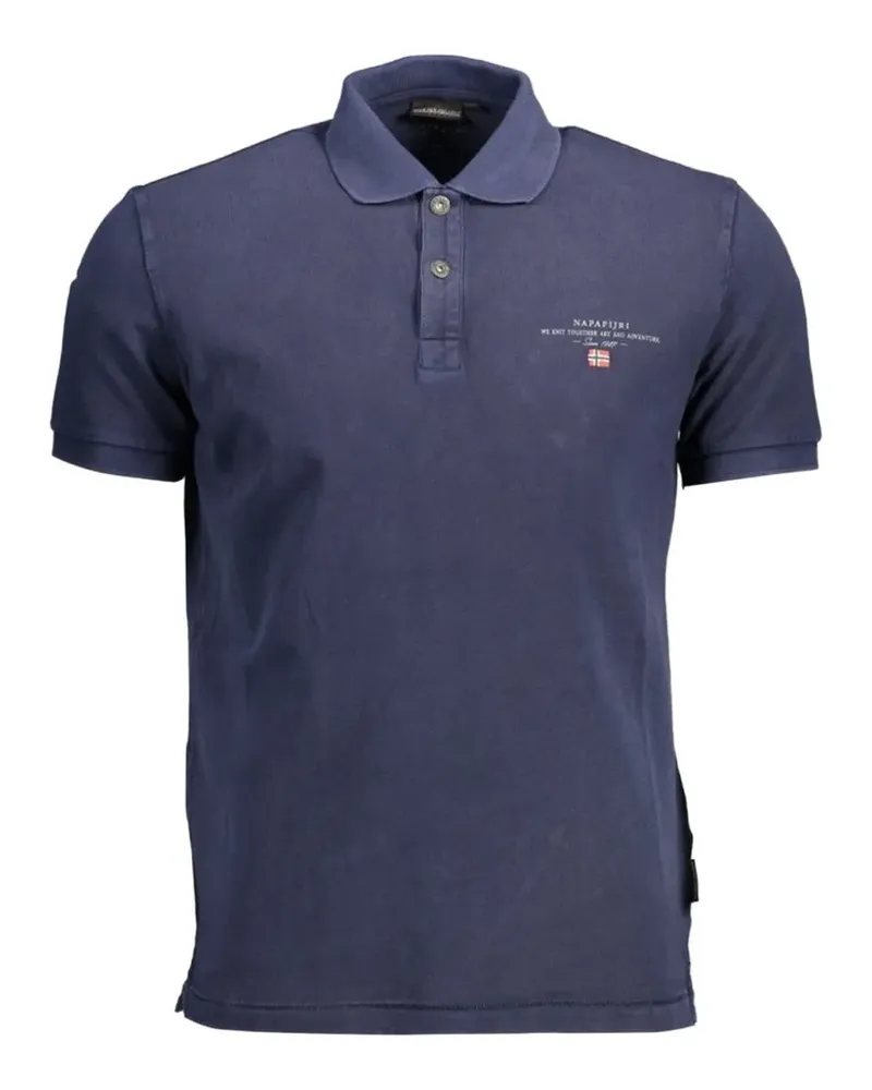 Napapijri chest-logo polo shirt - Blau Blau