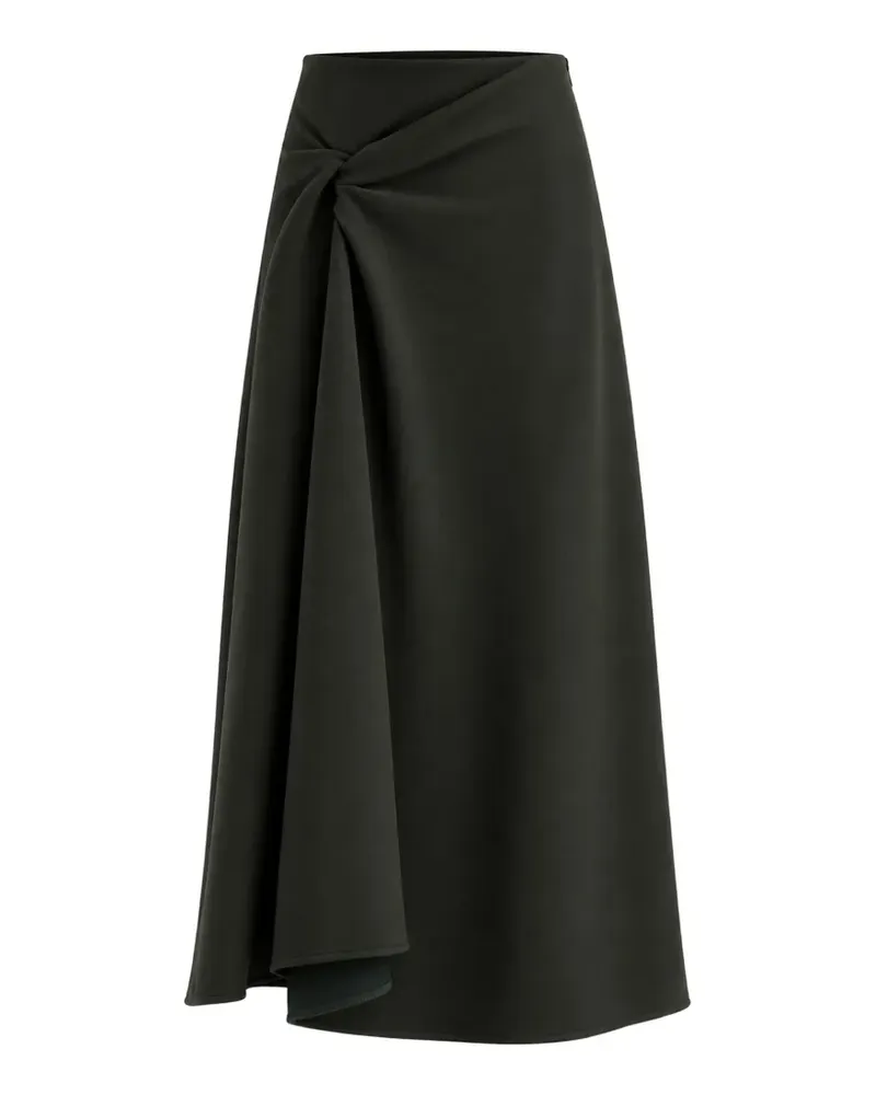 MEIMEIJ twist-detail A-line maxi skirt - Grün Grün
