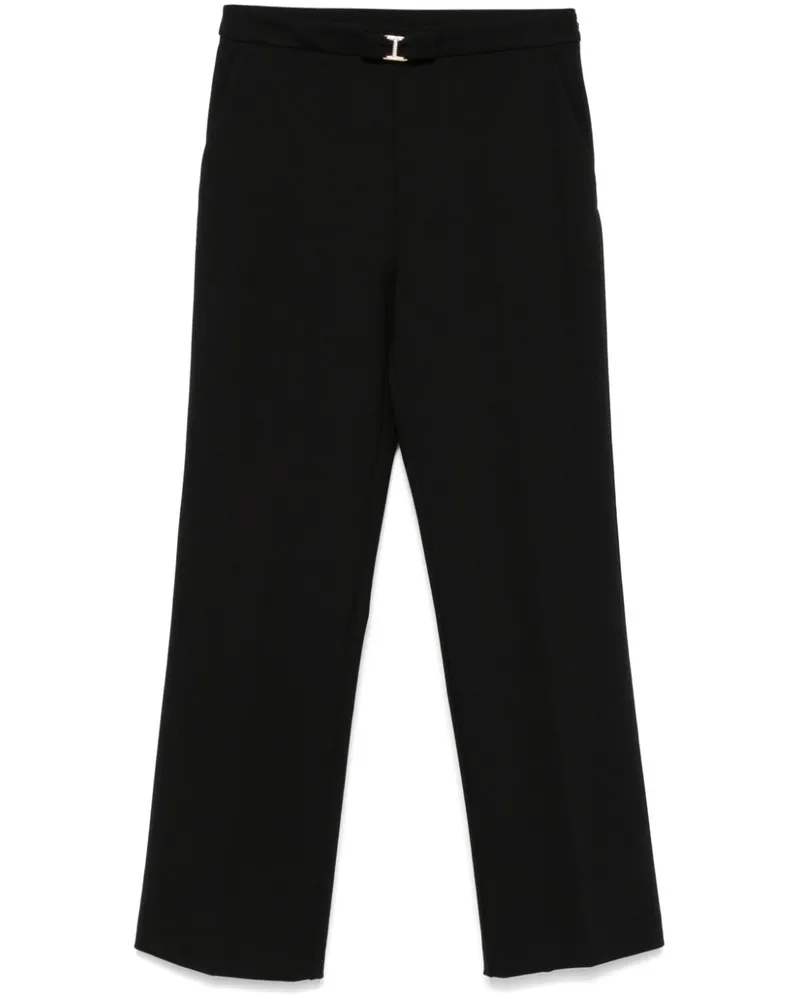 Twin-Set Hose mit Schleifendetail - Schwarz Schwarz