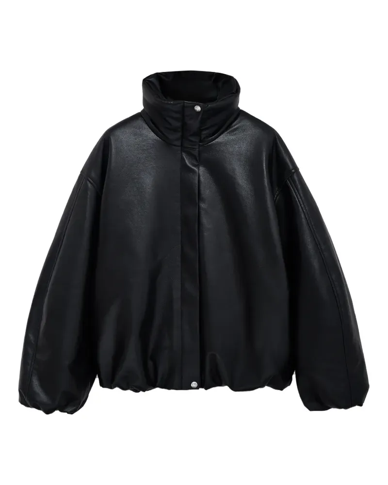 Anine Bing Cyrus jacket - black recycled leather - Schwarz Schwarz