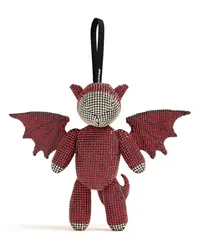 Alexander Wang Beiress Dragon Clutch mit Kristallen Rot