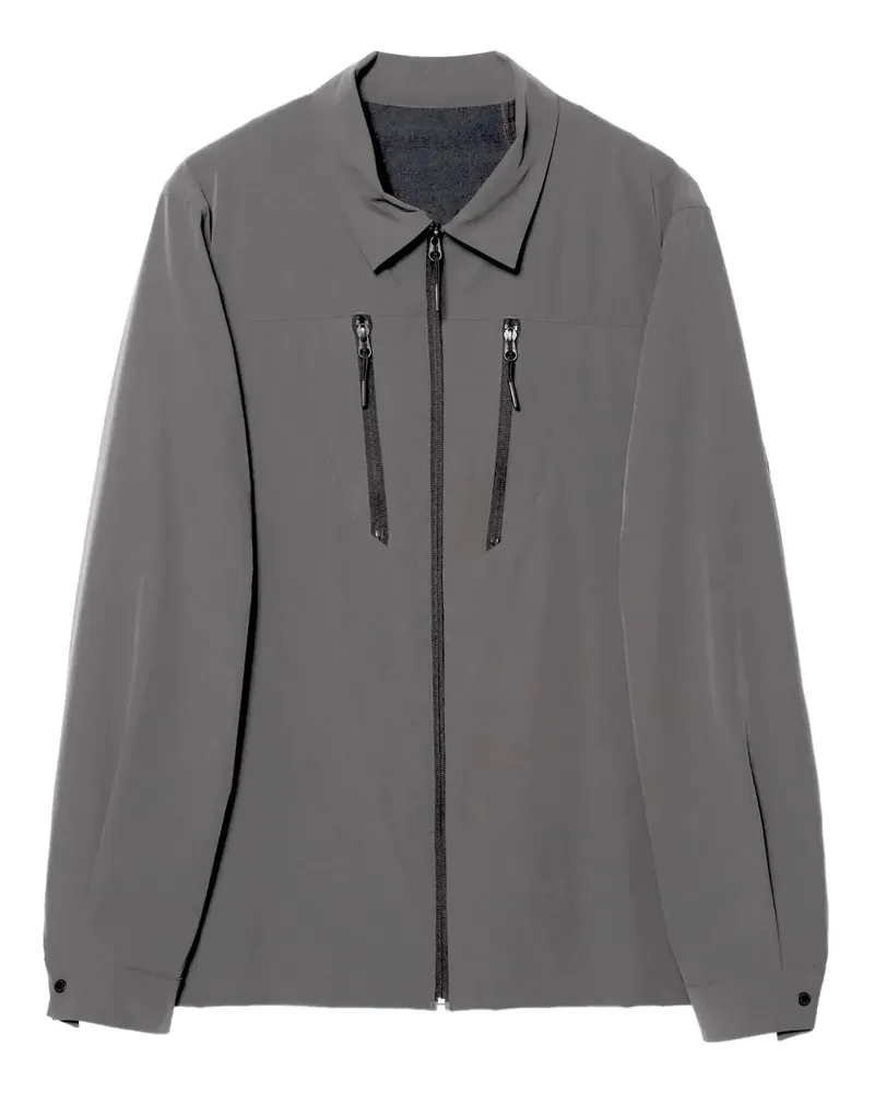 maharishi Leichte Jacke mit Reißverschluss - Grau Grau