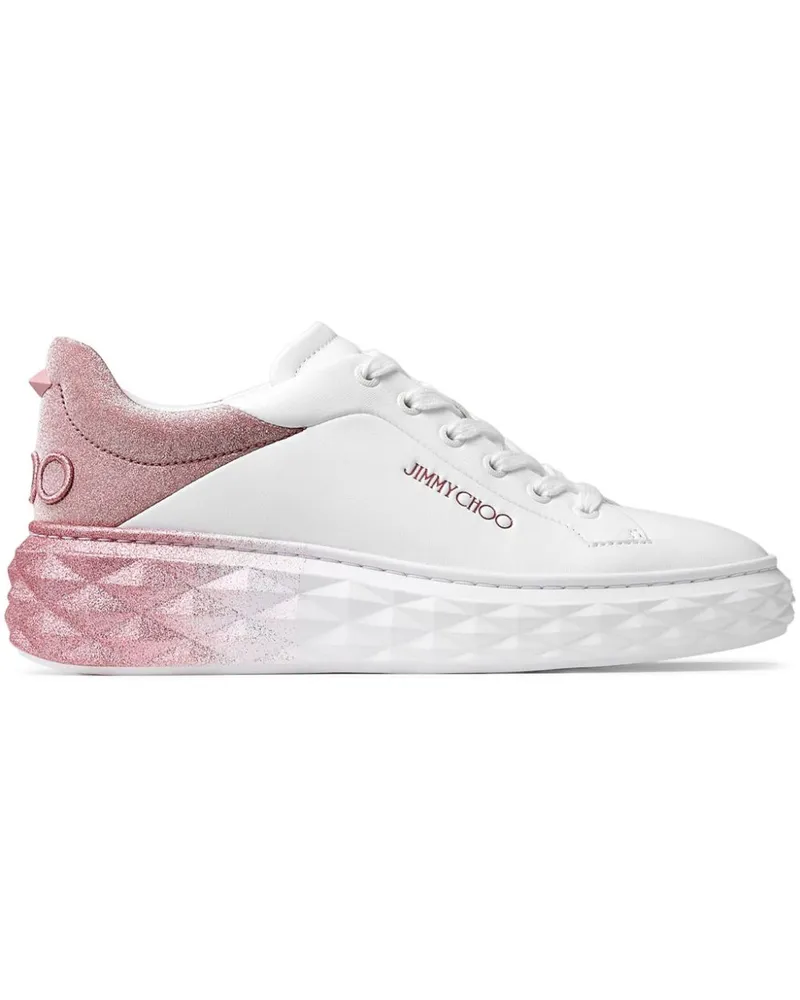 Jimmy Choo Diamond Maxi Sneakers - Weiß Weiß