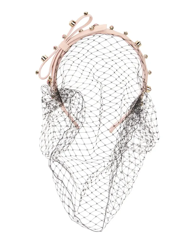RED Valentino bow embellished headband - Rosa Rosa