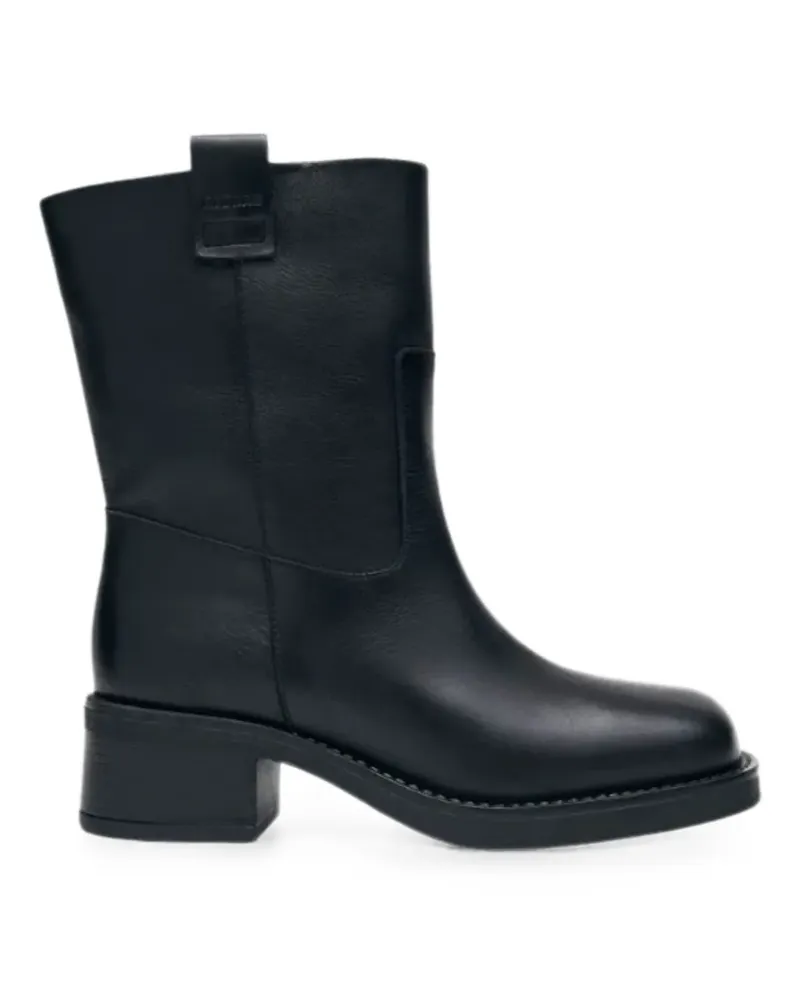 Alohas Stiefel aus Leder - Schwarz Schwarz