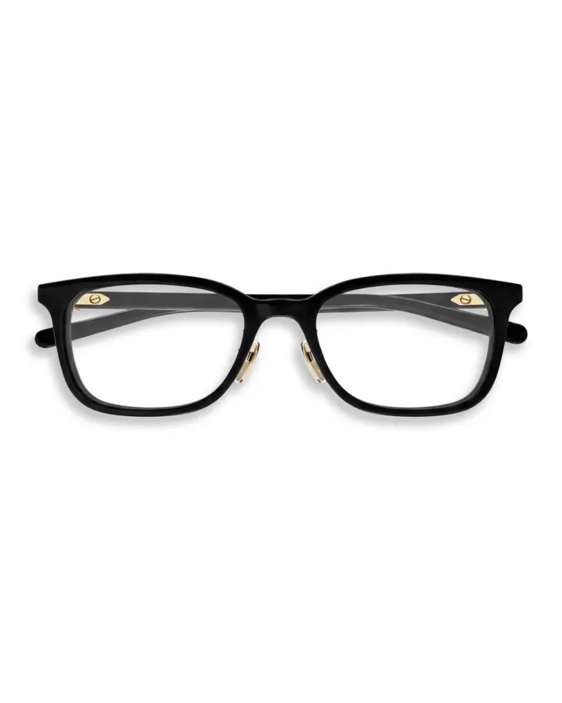 Gucci rectangle-frame glasses - Schwarz Schwarz