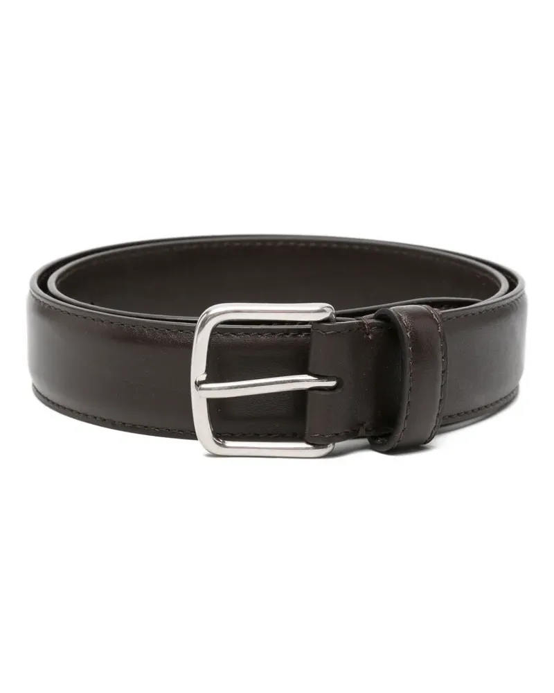 The Row classic leather belt - Braun Braun