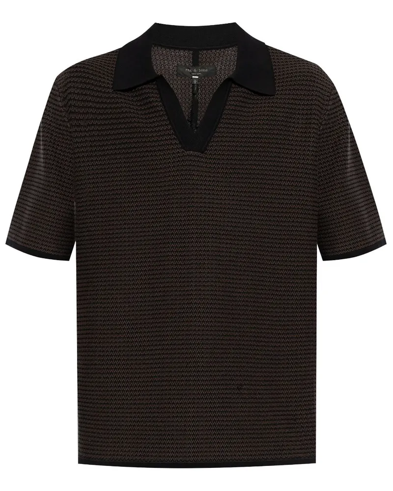 Rag & Bone Johnny Poloshirt Braun