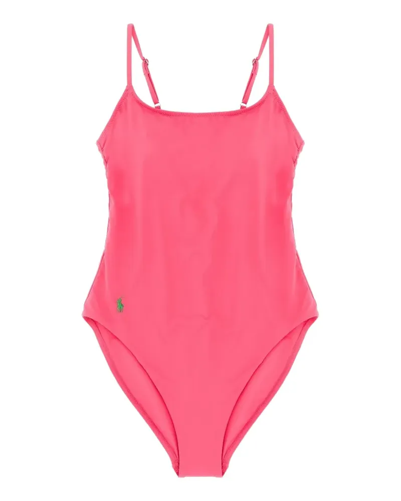 Ralph Lauren Pony motif swimsuit - Rosa Rosa