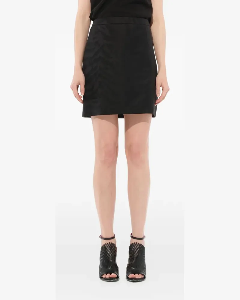 Givenchy A-line jacquard mini skirt - Schwarz Schwarz