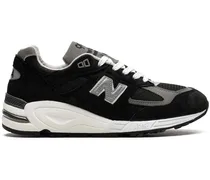 New Balance 990 Black White Sneakers Schwarz