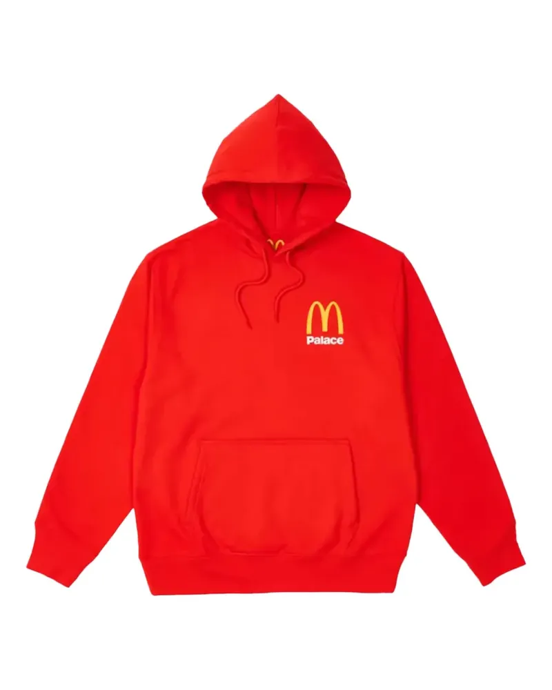 PALACE Hoodie mit Logo - Rot Rot
