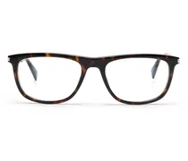 Brille mit eckigem Gestell - Braun