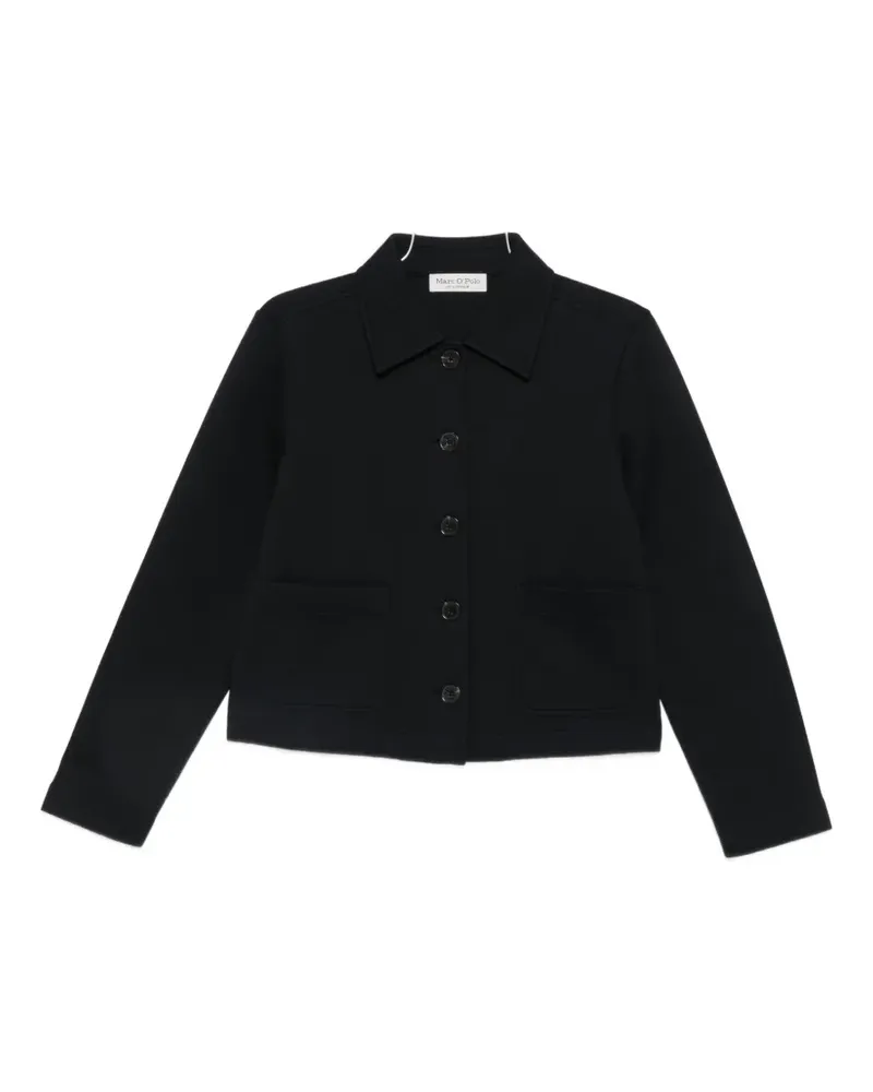 Marc O'Polo button-up patch-pocket jacket - Blau Blau