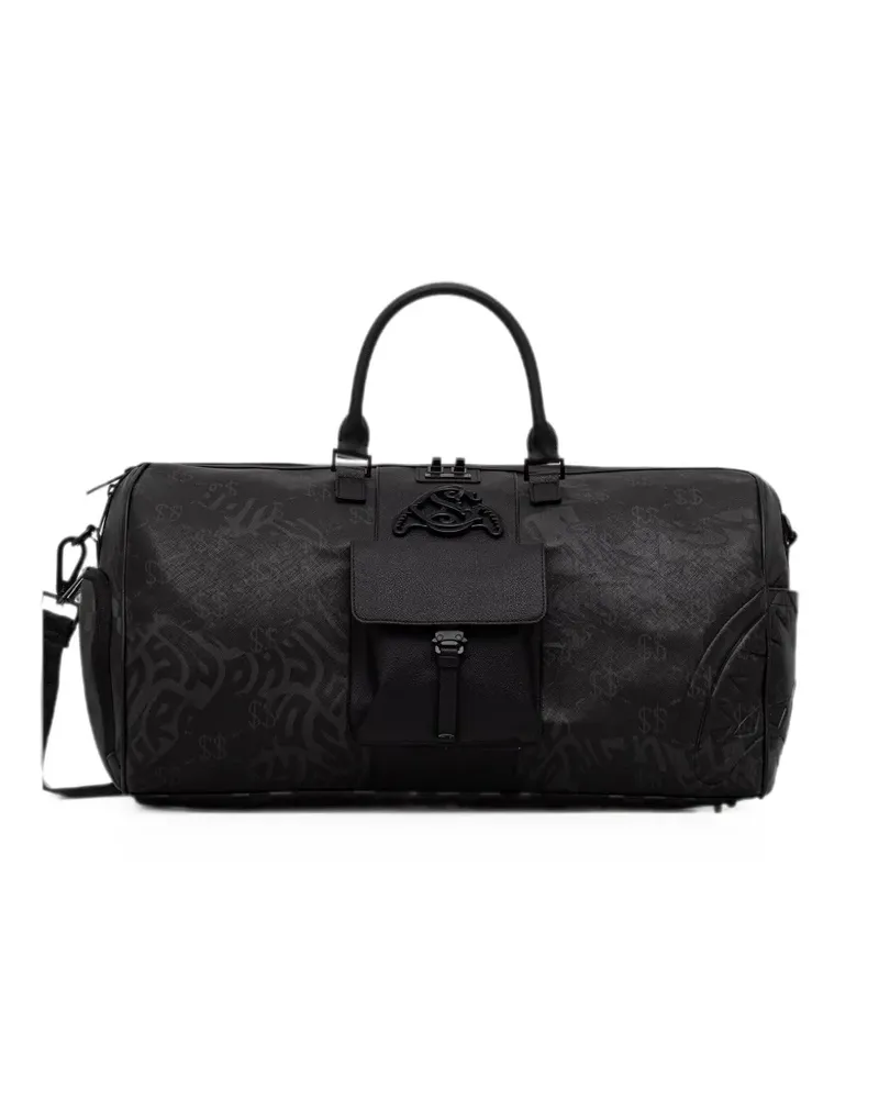 Sprayground logo-print holdall bag - Schwarz Schwarz