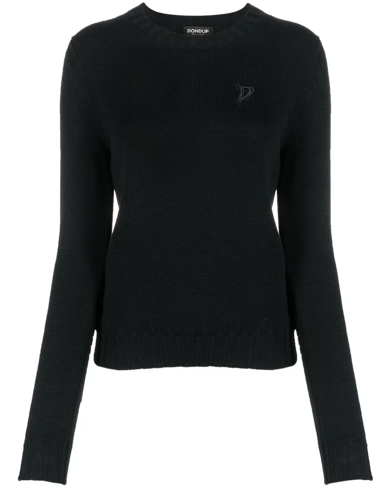 Dondup Pullover mit rundem Ausschnitt - Schwarz Schwarz