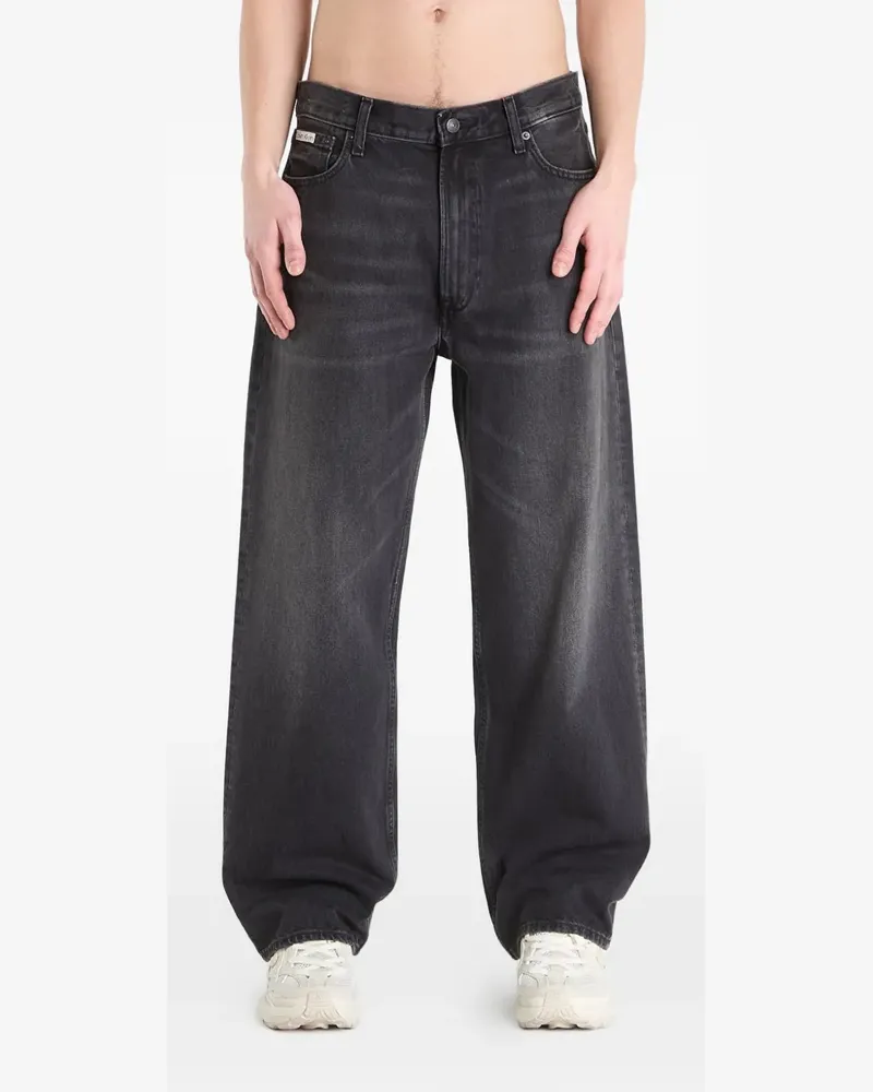 Calvin Klein five-pocket loose-fit jeans - Grau Grau