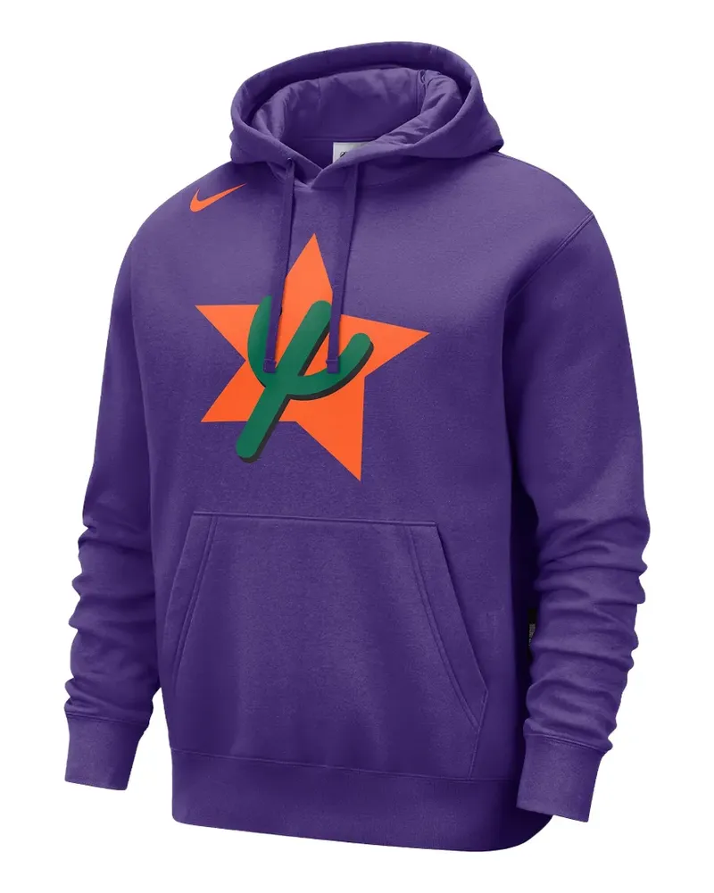 Nike NBA Phoenix Suns Club City Edition Fleece-Hoodie - Violett Violett