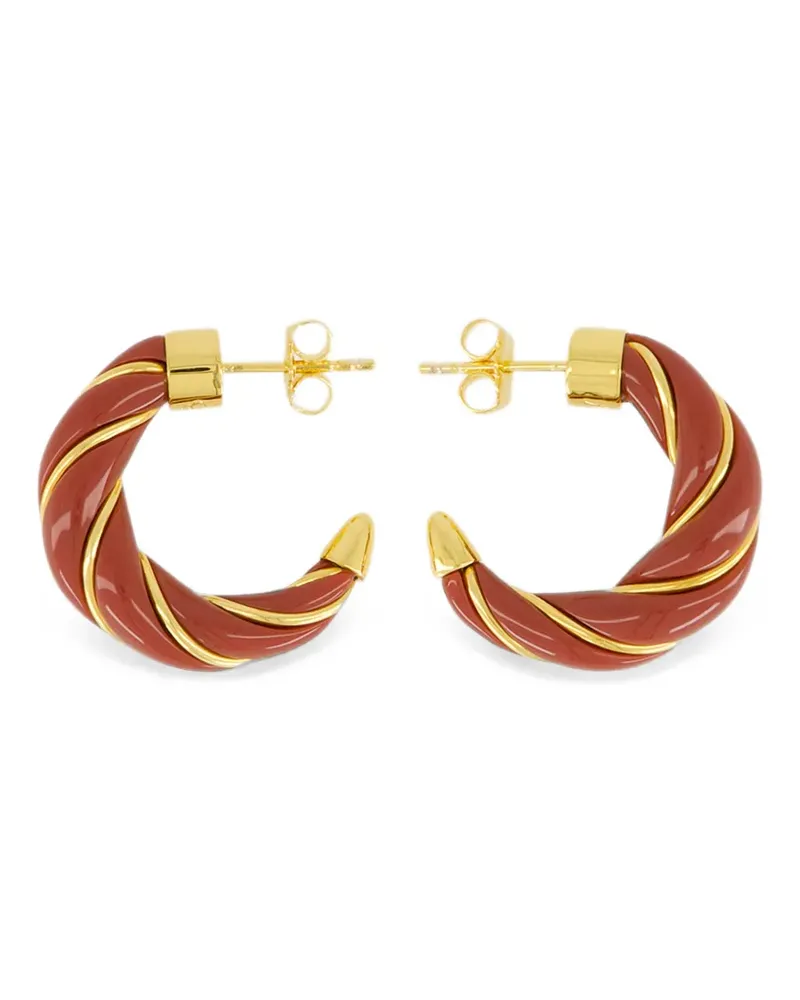 Aurélie Bidermann Diana Ohrringe - Braun Braun