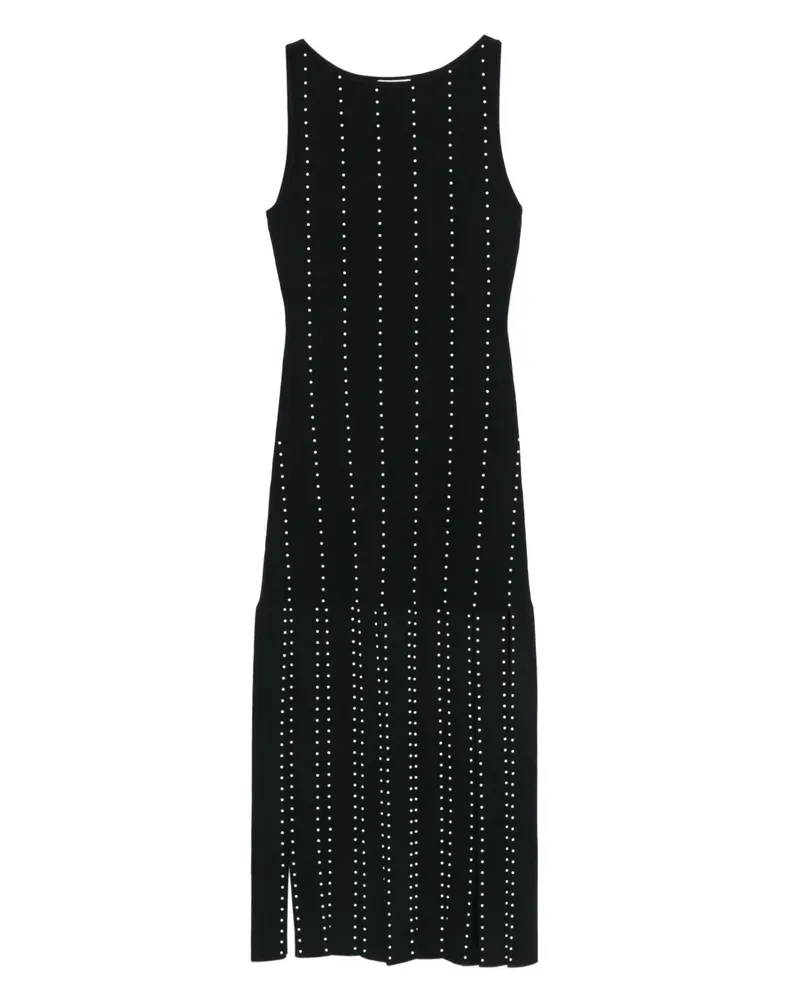 Sandro Kleid mit Perlen - Schwarz Schwarz