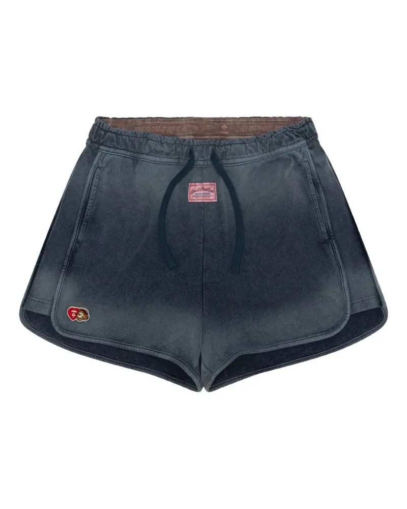 BAPE embroidery shorts - Blau Blau
