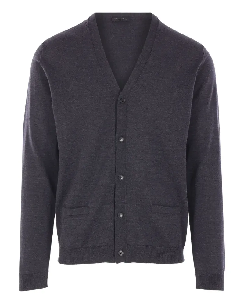 Roberto Collina Klassischer Cardigan - Grau Grau