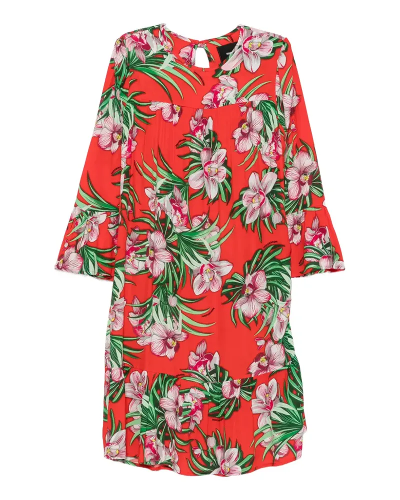 Marco Bologna floral-print ruffled mini dress - Rot Rot