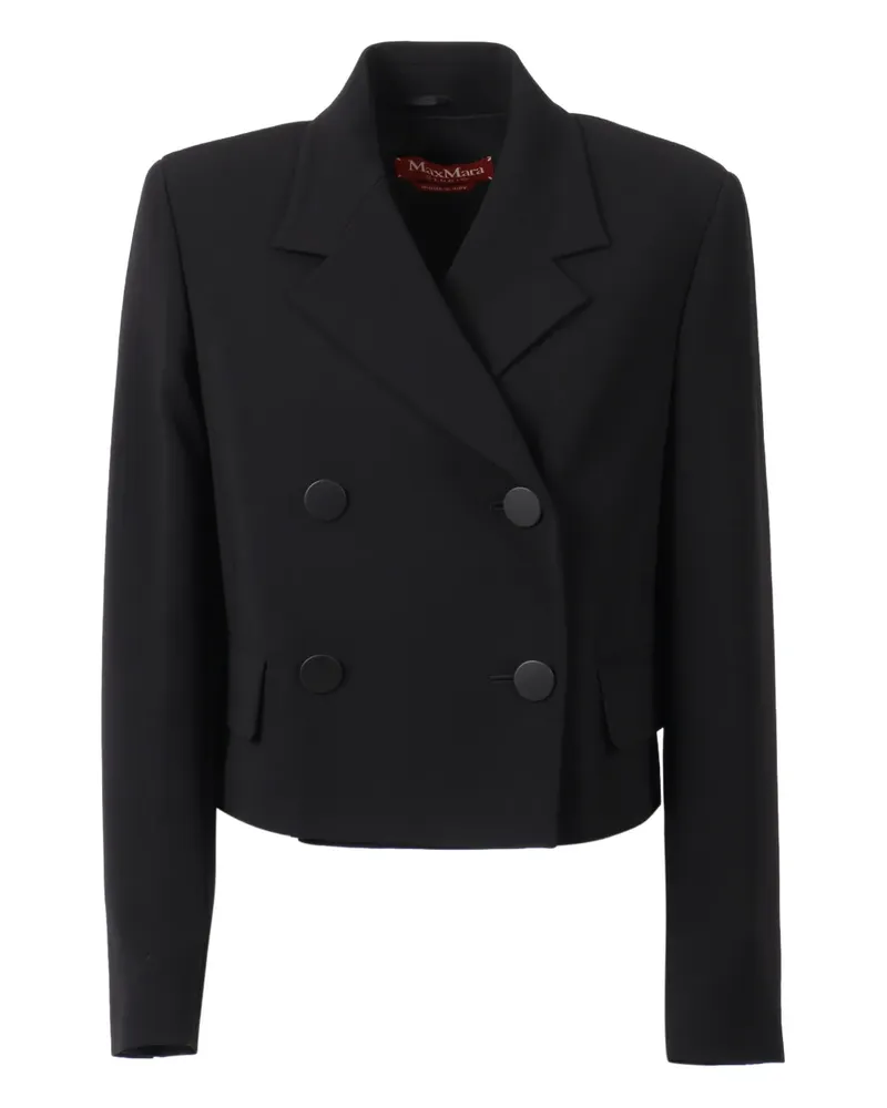 Max Mara Caprera Jacke mit Knöpfen - Schwarz Schwarz