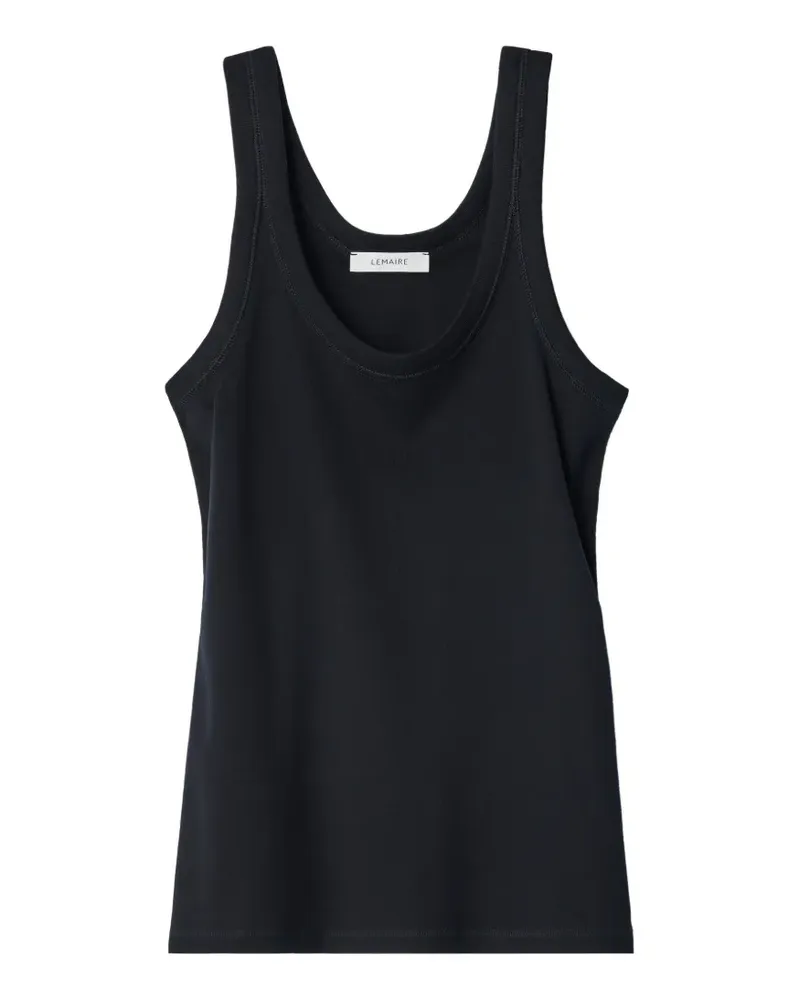 Christophe Lemaire rib tank top in jersey - Schwarz Schwarz