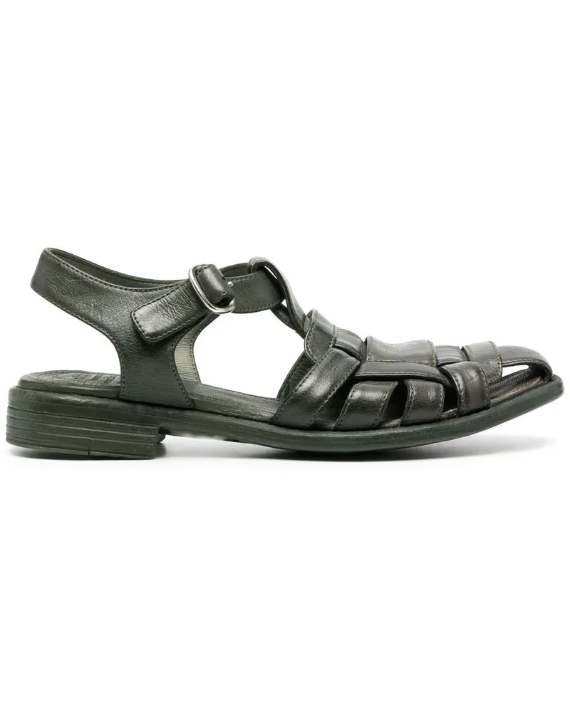 Officine Creative Italia Flache Sandalen - Grün Grün