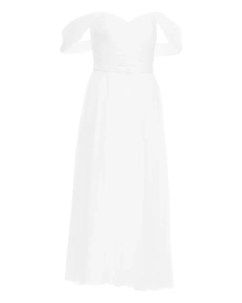 Ana Radu off-shoulder midi dress - Weiß Weiß