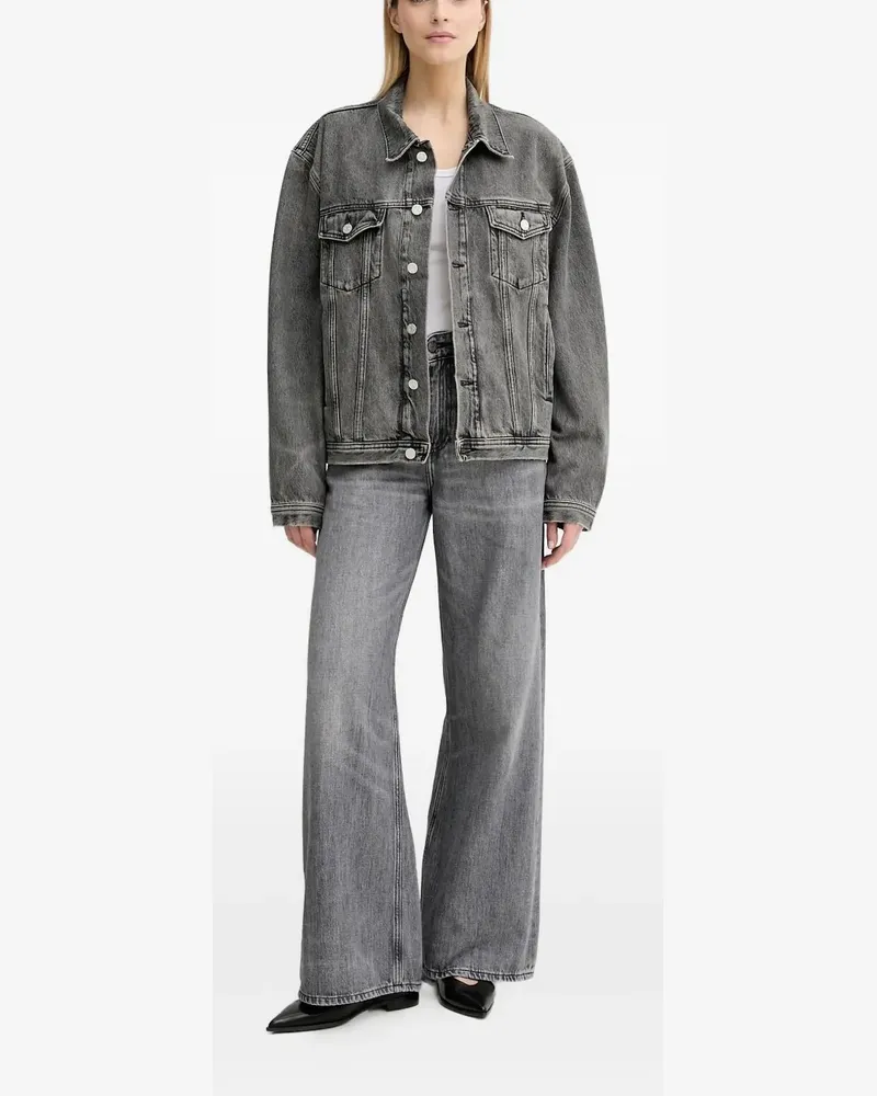 Won Hundred Jeans mit Logo-Patch - Grau Grau