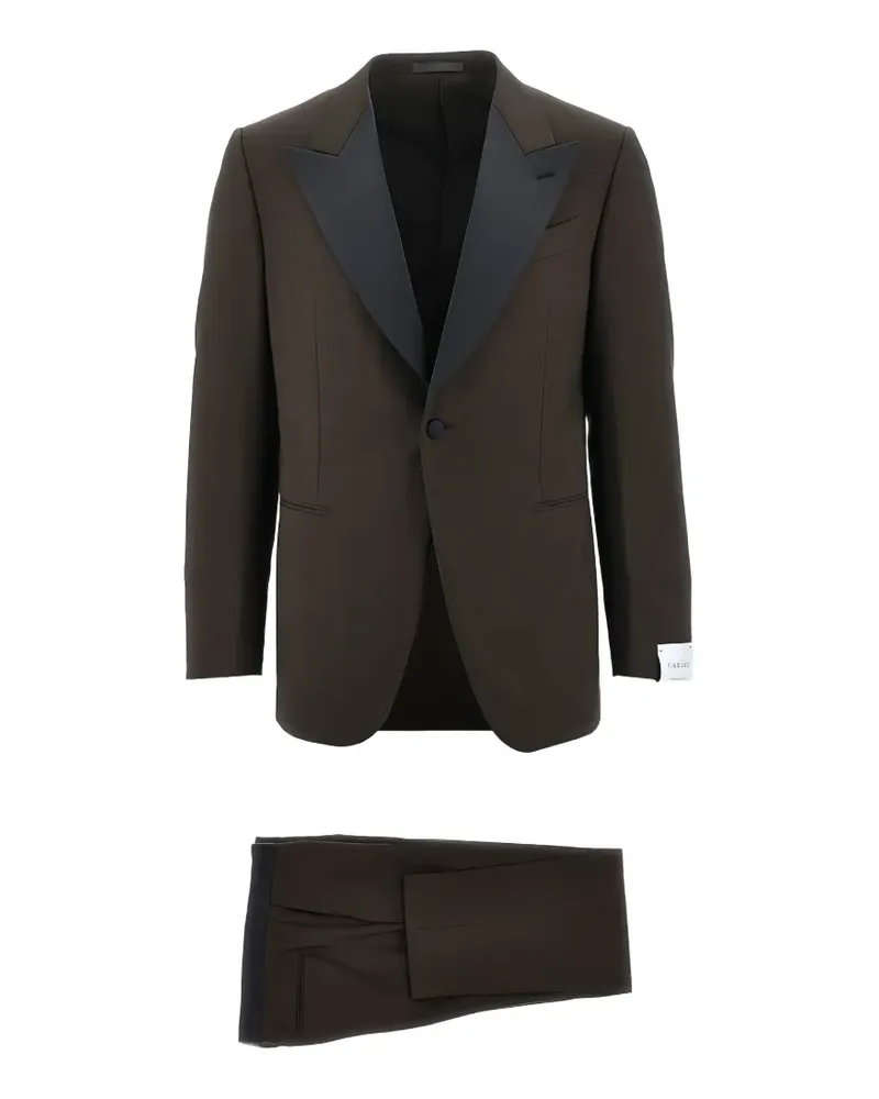 Caruso single-breasted suit - Braun Braun