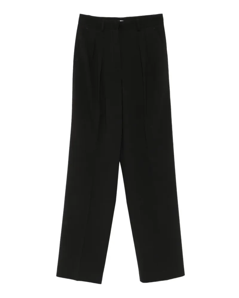Manuel Ritz pleated straight-leg trousers - Schwarz Schwarz