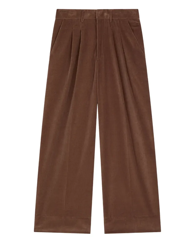 Dondup Eloise pleated trousers - Braun Braun