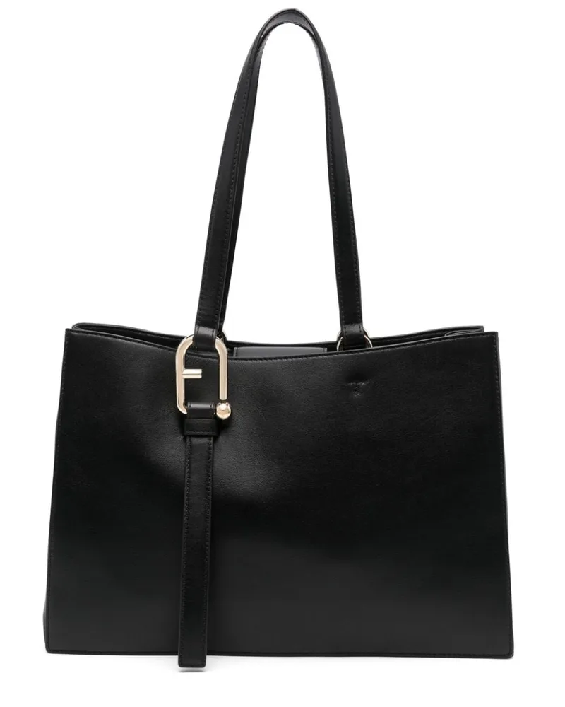 Furla Nuvola Shopper - Schwarz Schwarz