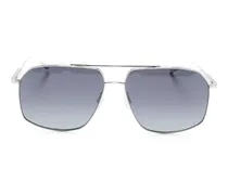 Getönte Pilotenbrille - Silber