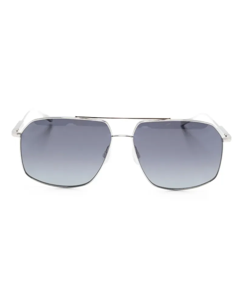 Barton Perreira Getönte Pilotenbrille - Silber Silber