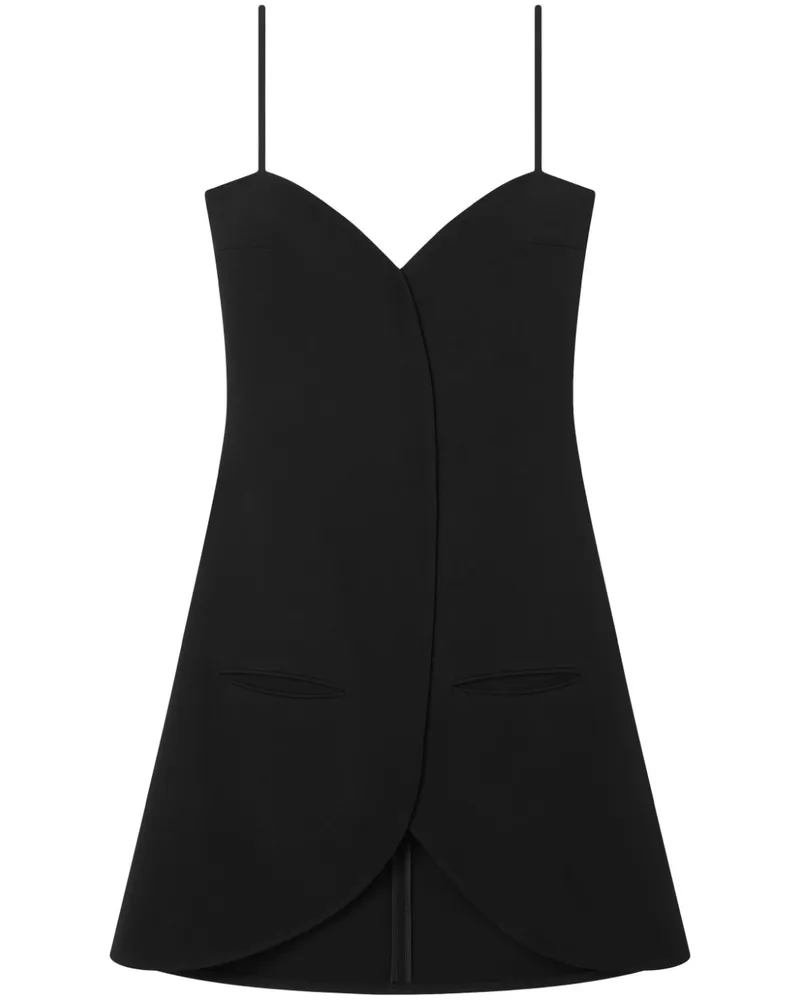 Courrèges Ellipse Minikleid - Schwarz Schwarz