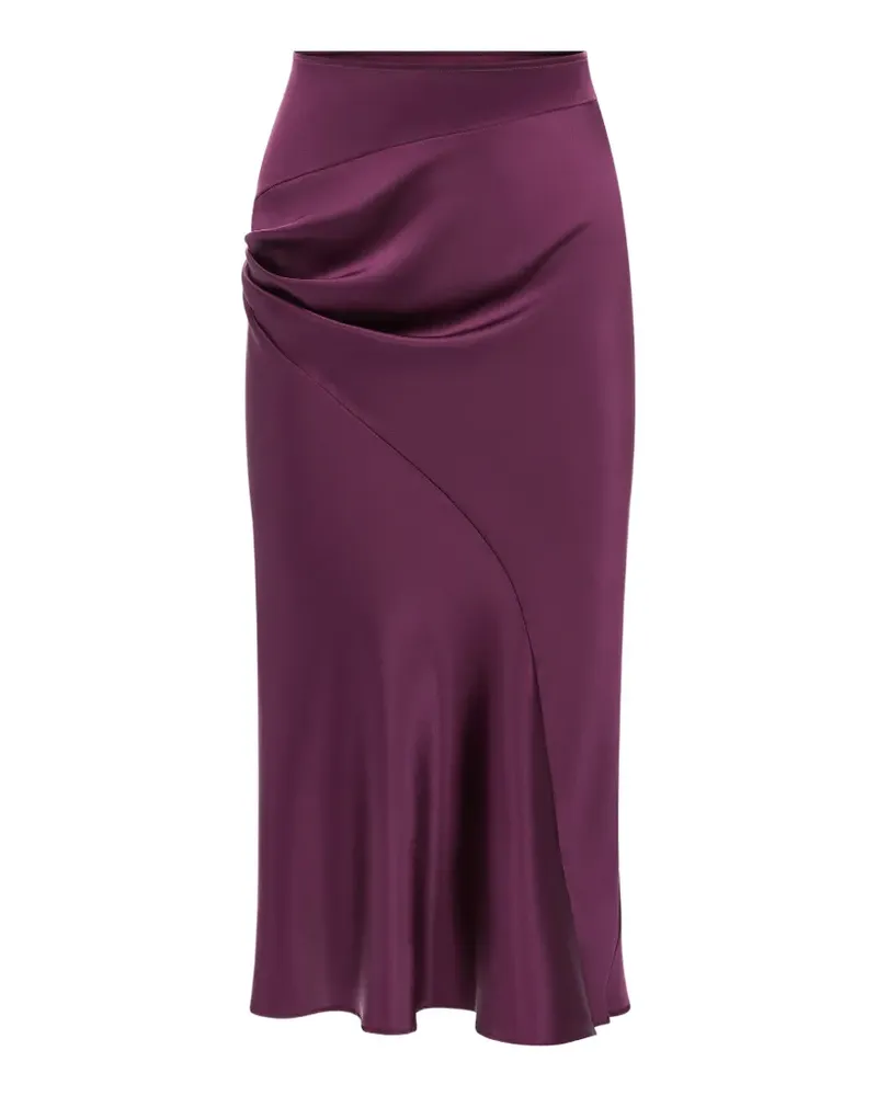 Nina Ricci Rock mit Drapierung - Violett Violett